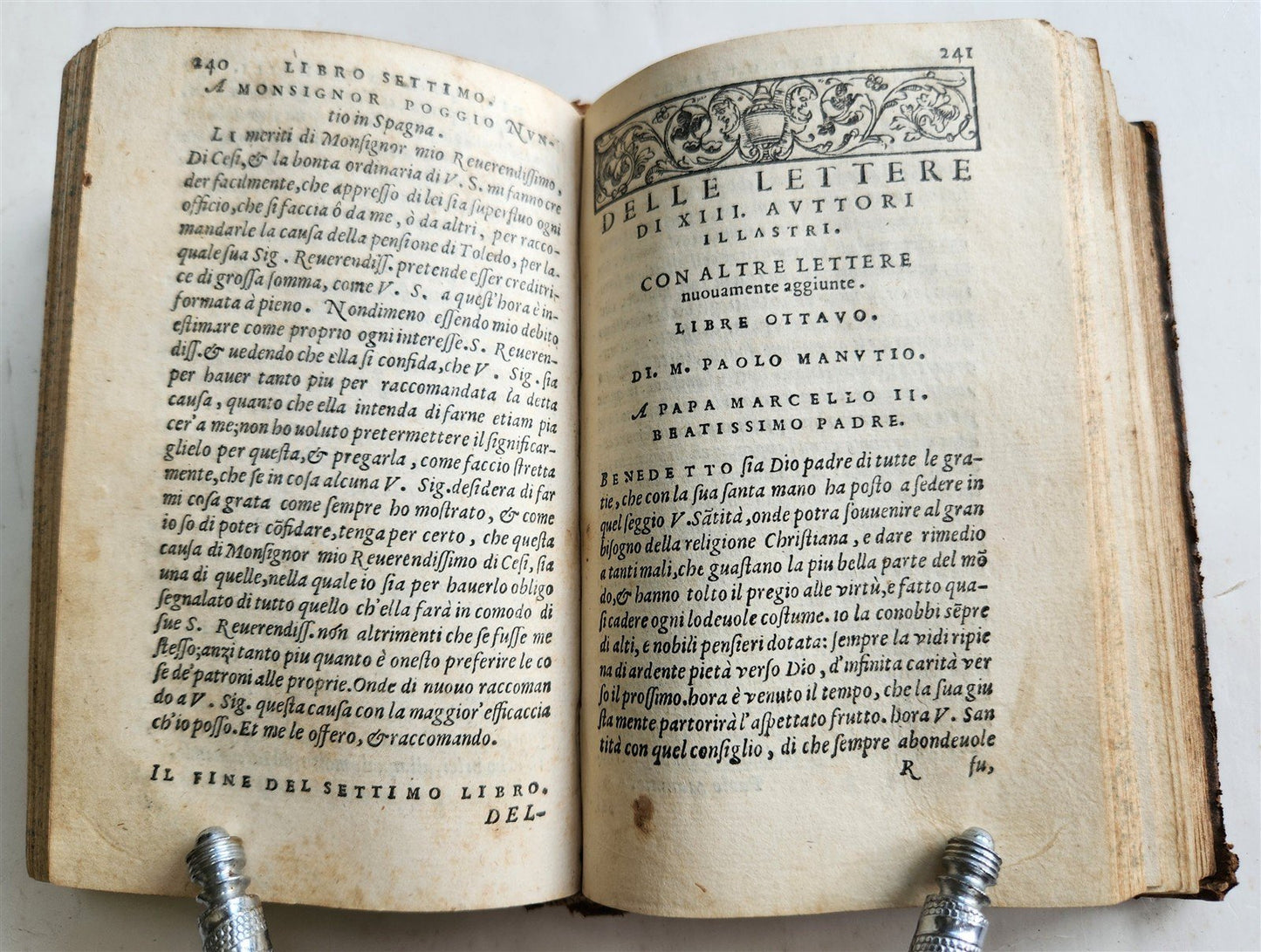 1564 LETTERE DI XIII. HUOMINI ILLUSTRI antique in ITALIAN 16th century