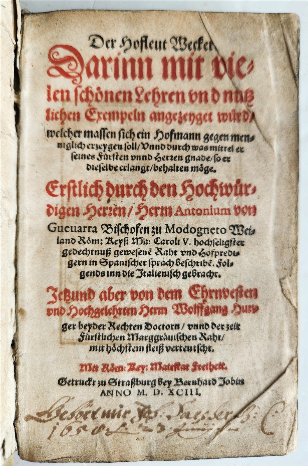 1593 ILLUSTRATED GERMAN COURT RULES antique 16th century VELLUM BINDING rare