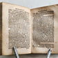 1593 ILLUSTRATED GERMAN COURT RULES antique 16th century VELLUM BINDING rare