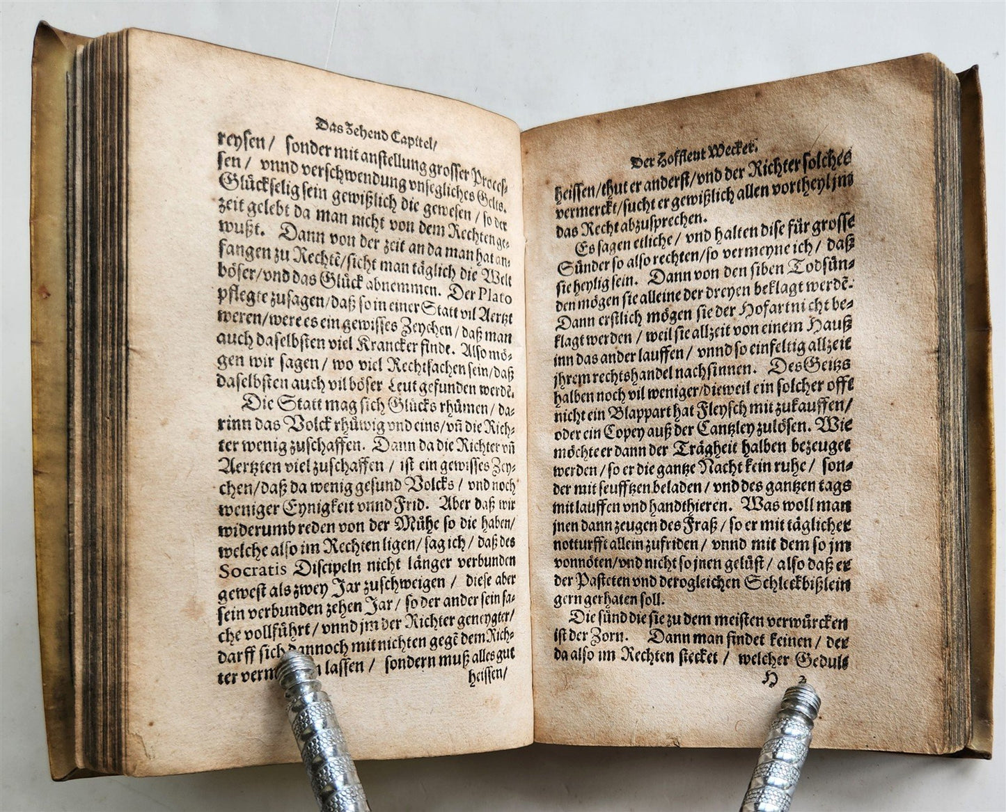 1593 ILLUSTRATED GERMAN COURT RULES antique 16th century VELLUM BINDING rare