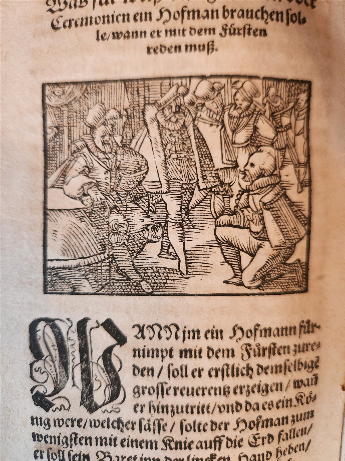 1593 ILLUSTRATED GERMAN COURT RULES antique 16th century VELLUM BINDING rare