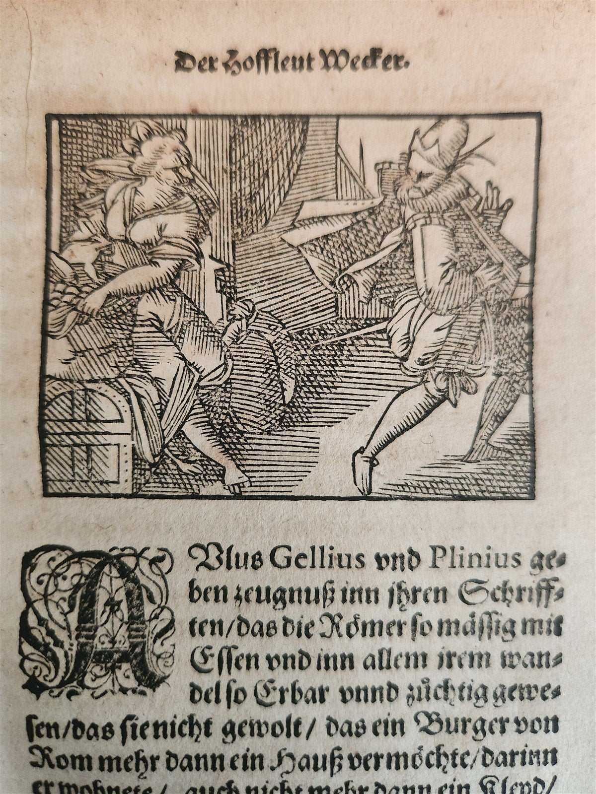 1593 ILLUSTRATED GERMAN COURT RULES antique 16th century VELLUM BINDING rare