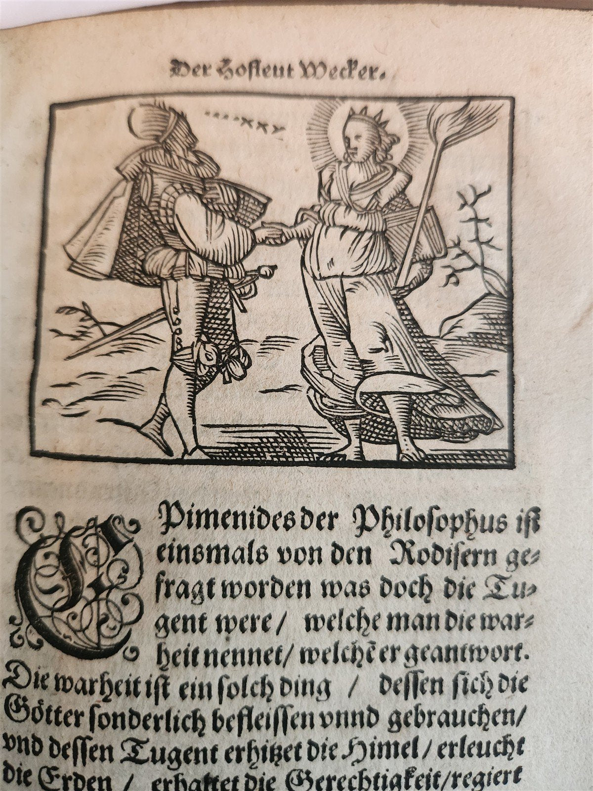 1593 ILLUSTRATED GERMAN COURT RULES antique 16th century VELLUM BINDING rare