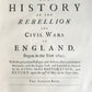 1707 HISTORY of REBELLION & CIVIL WARS in ENGLAND BEGUN in 1641 antique 4 FOLIOS