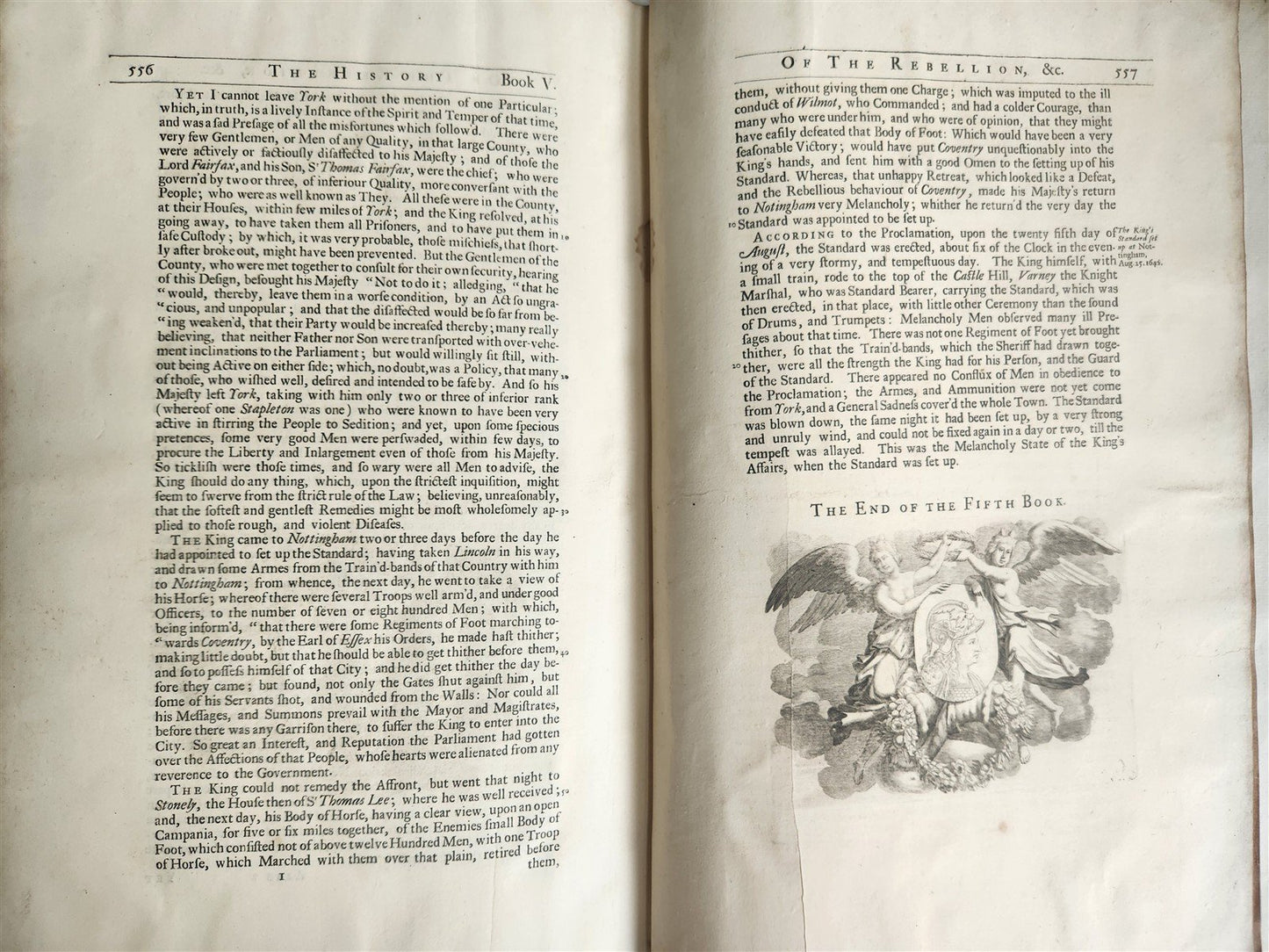 1707 HISTORY of REBELLION & CIVIL WARS in ENGLAND BEGUN in 1641 antique 4 FOLIOS