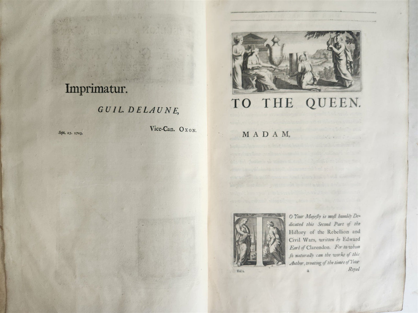 1707 HISTORY of REBELLION & CIVIL WARS in ENGLAND BEGUN in 1641 antique 4 FOLIOS