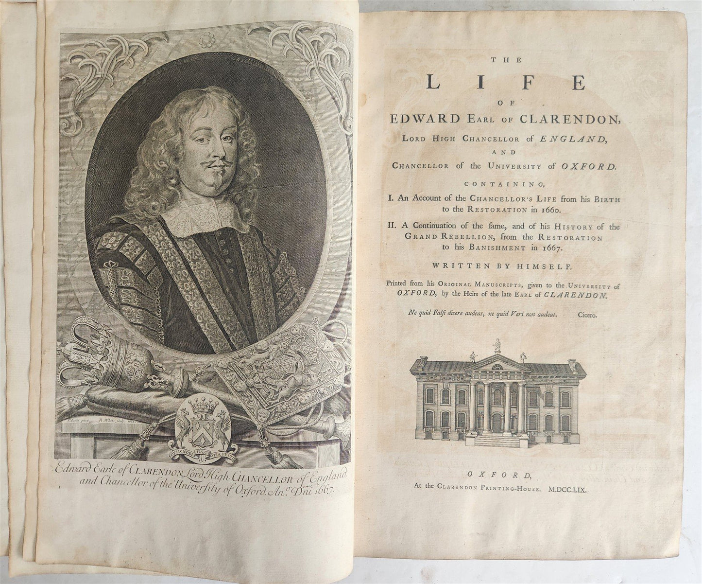 1707 HISTORY of REBELLION & CIVIL WARS in ENGLAND BEGUN in 1641 antique 4 FOLIOS