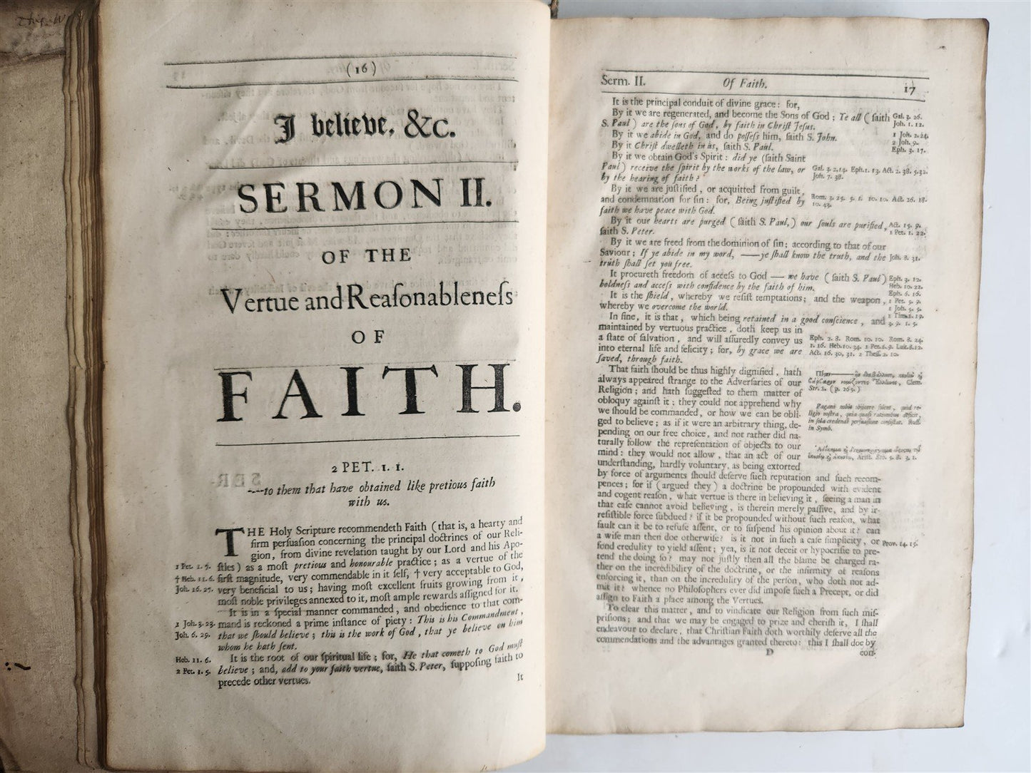 1686 Works of Isaac Barrow Sermons upon all Articles in Apostles Creed antique