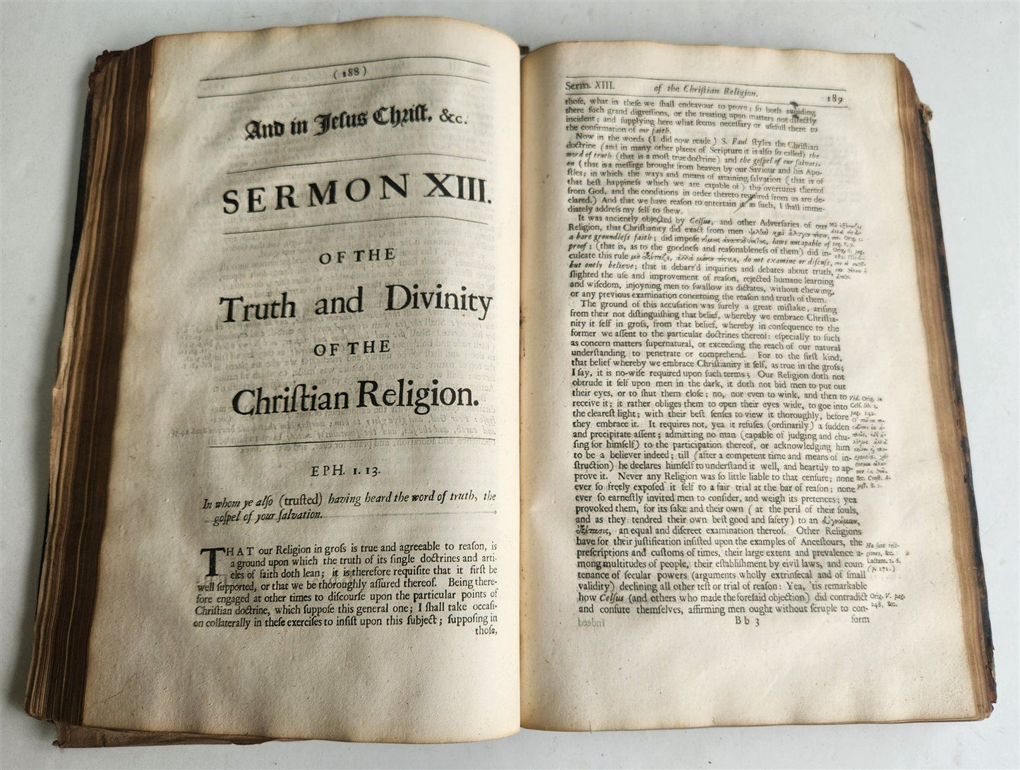 1686 Works of Isaac Barrow Sermons upon all Articles in Apostles Creed antique