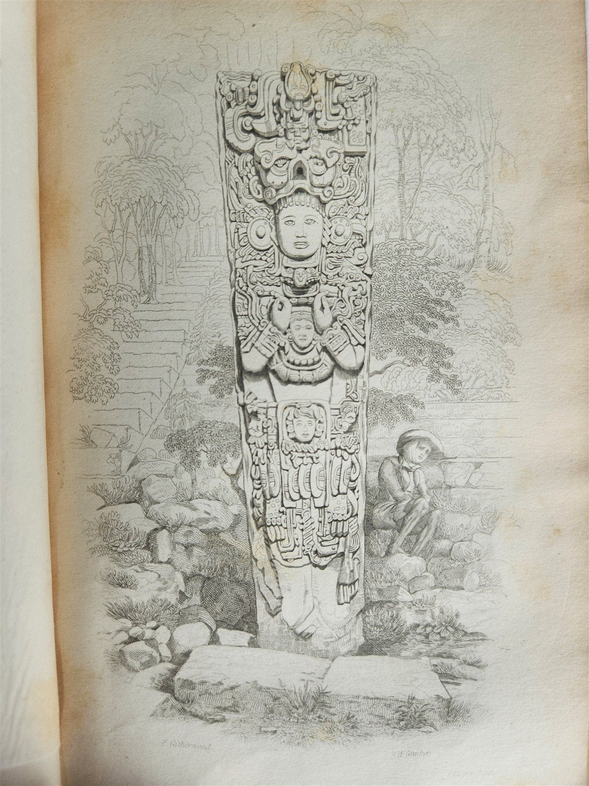 1846 Incidents of Travel in Central America Chiapas Yucatan antique ILLUSTRATED