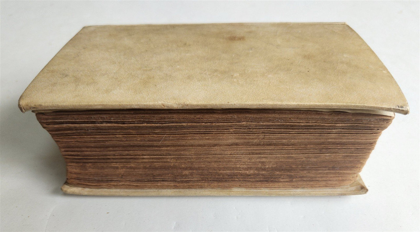 1622 LAW TREATISE by FLEMISH JURIST Jacobus RAEVARDUS antique VELLUM BINDING