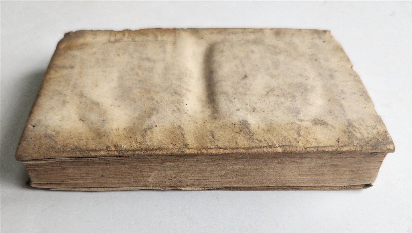 1658 LETTERE del SIGNOR di BALZAC antique VELLUM BINDING
