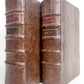 1598 BIBLE in FRENCH ILLUSTRATED 2 VOLUMES antique OLD & NEW TESTAMENT