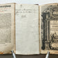1598 BIBLE in FRENCH ILLUSTRATED 2 VOLUMES antique OLD & NEW TESTAMENT