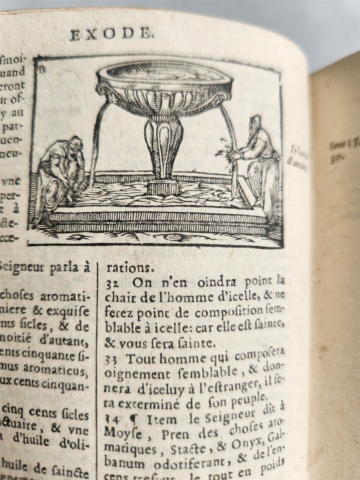 1598 BIBLE in FRENCH ILLUSTRATED 2 VOLUMES antique OLD & NEW TESTAMENT
