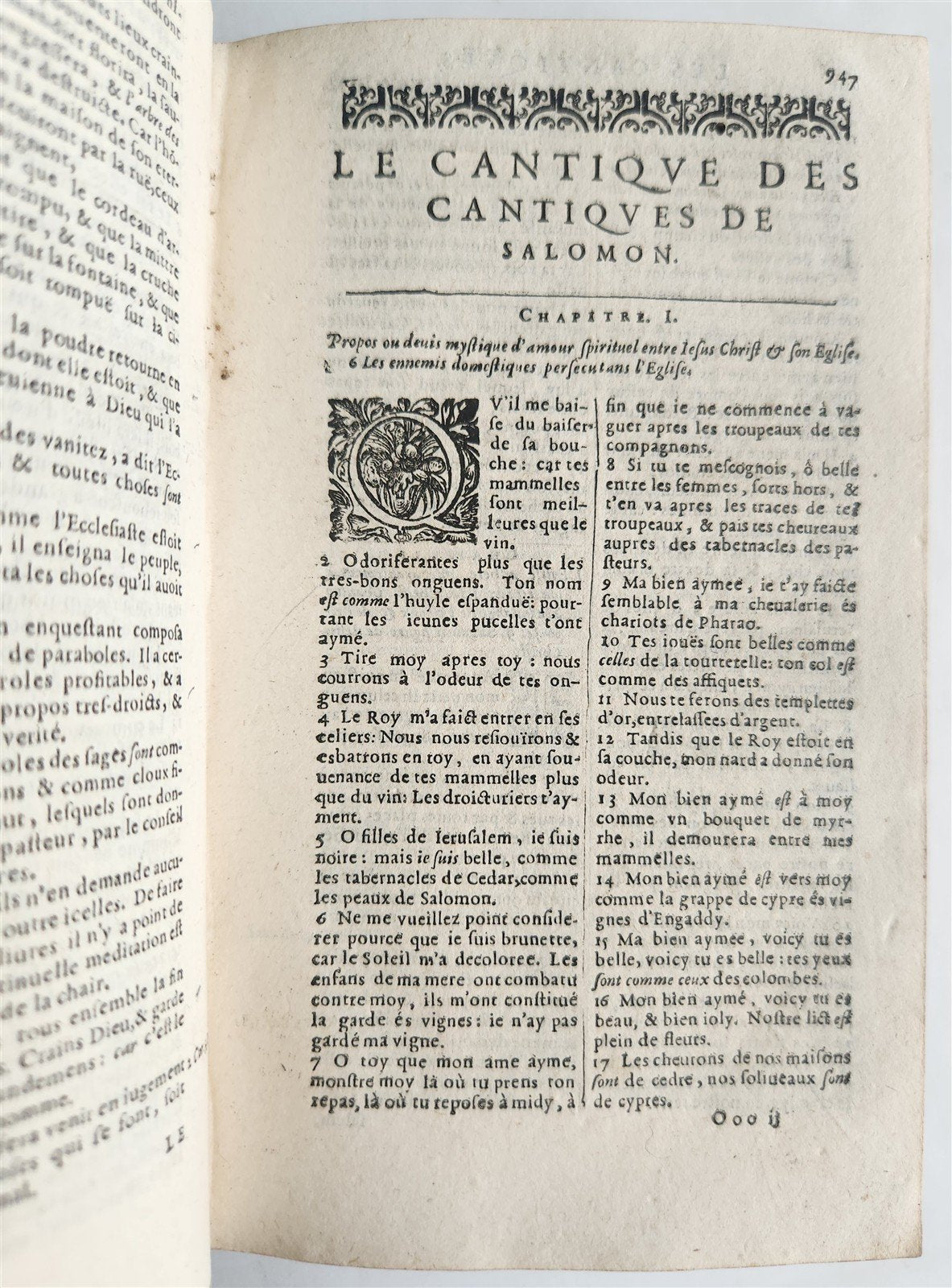 1598 BIBLE in FRENCH ILLUSTRATED 2 VOLUMES antique OLD & NEW TESTAMENT