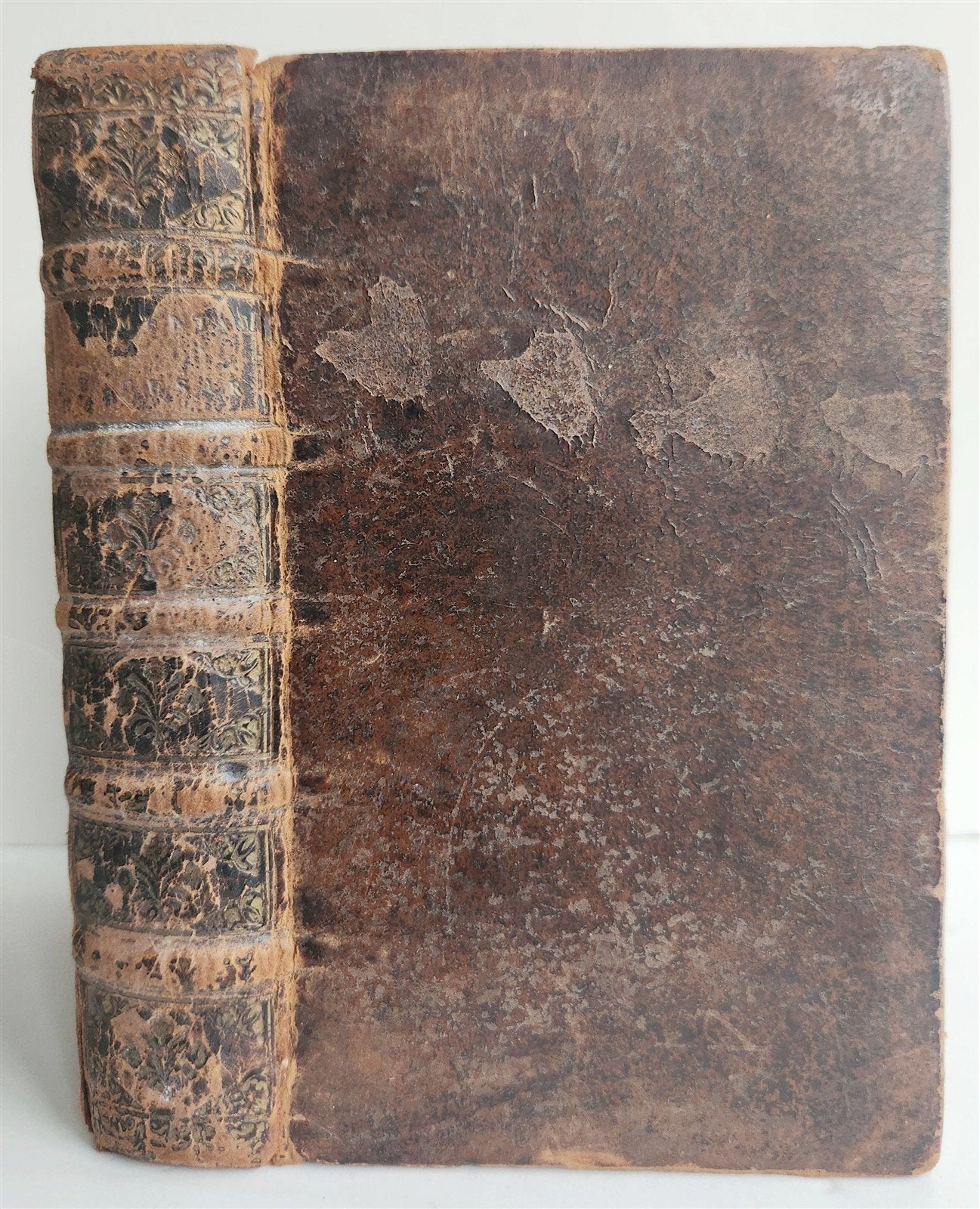 1678 JULIUS CAESAR COMMENTARIES ILLUSTRATED w/ MAP antique in FRENCH