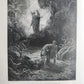 1870 BIBLE in DUTCH GUSTAVE DORE LLUSTRATED MASSIVE FOLIO antique 200 plates