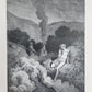 1870 BIBLE in DUTCH GUSTAVE DORE LLUSTRATED MASSIVE FOLIO antique 200 plates