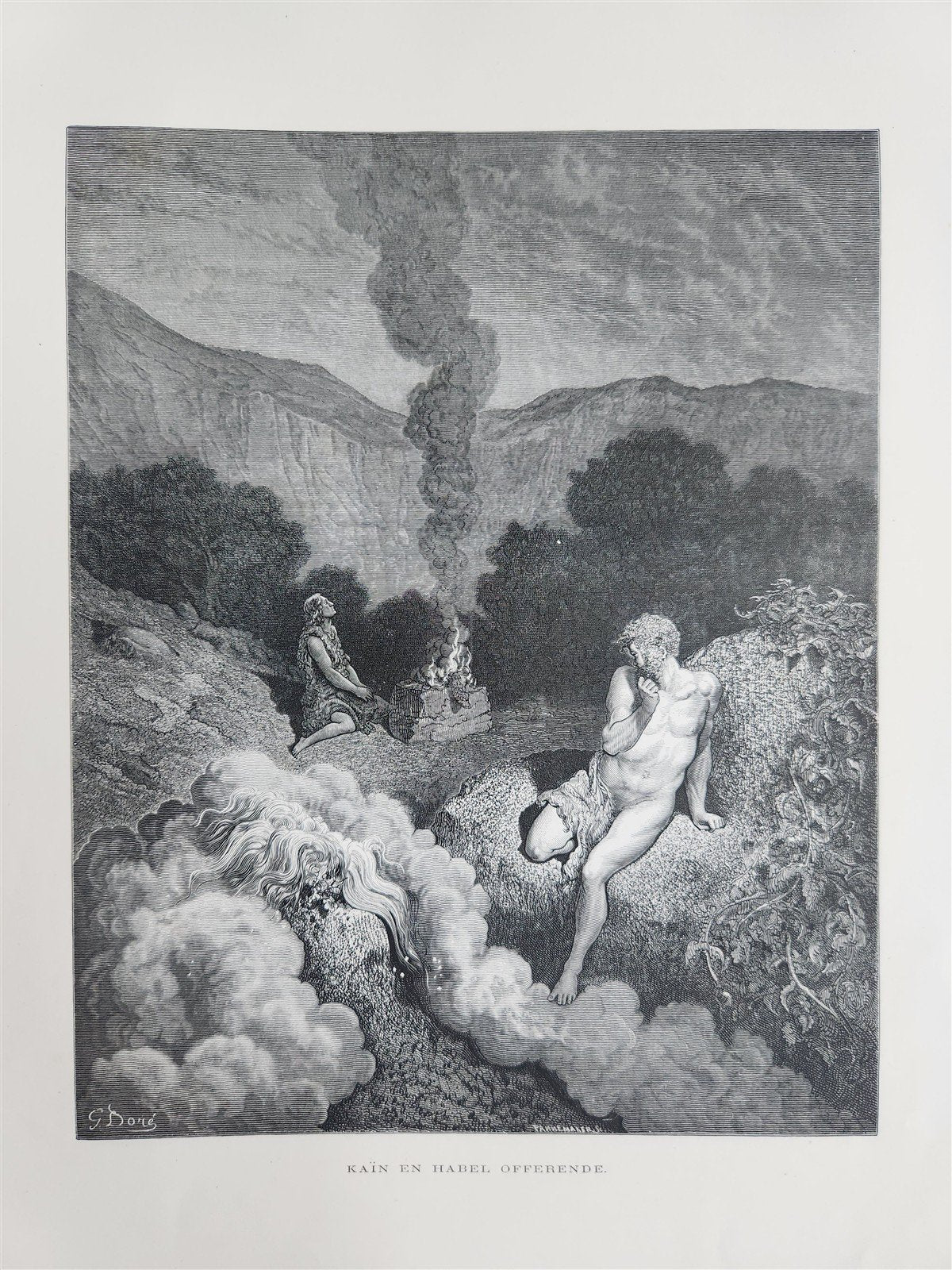 1870 BIBLE in DUTCH GUSTAVE DORE LLUSTRATED MASSIVE FOLIO antique 200 plates