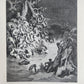 1870 BIBLE in DUTCH GUSTAVE DORE LLUSTRATED MASSIVE FOLIO antique 200 plates