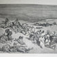 1870 BIBLE in DUTCH GUSTAVE DORE LLUSTRATED MASSIVE FOLIO antique 200 plates