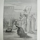 1870 BIBLE in DUTCH GUSTAVE DORE LLUSTRATED MASSIVE FOLIO antique 200 plates