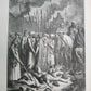 1870 BIBLE in DUTCH GUSTAVE DORE LLUSTRATED MASSIVE FOLIO antique 200 plates