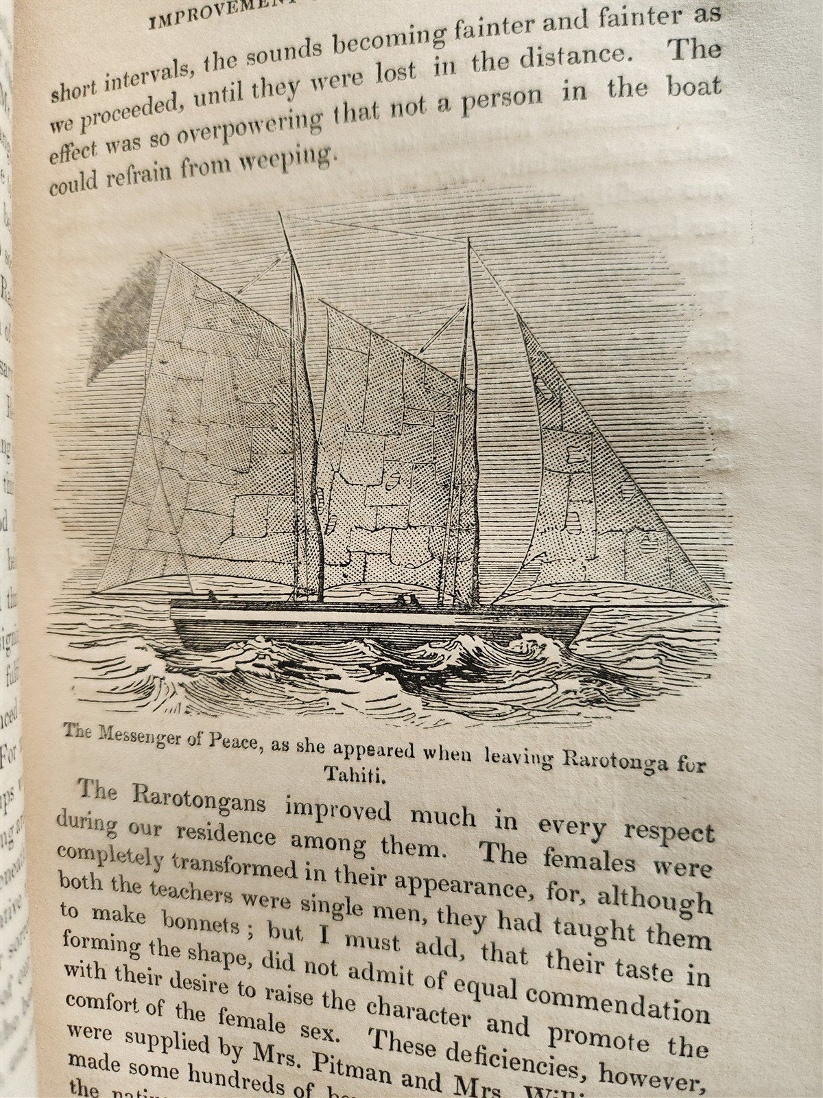 1838 NARRATIVE of MISSIONARY ENTERPRISES in SOUTH SEA ISLAND antique ILLUSTRATED