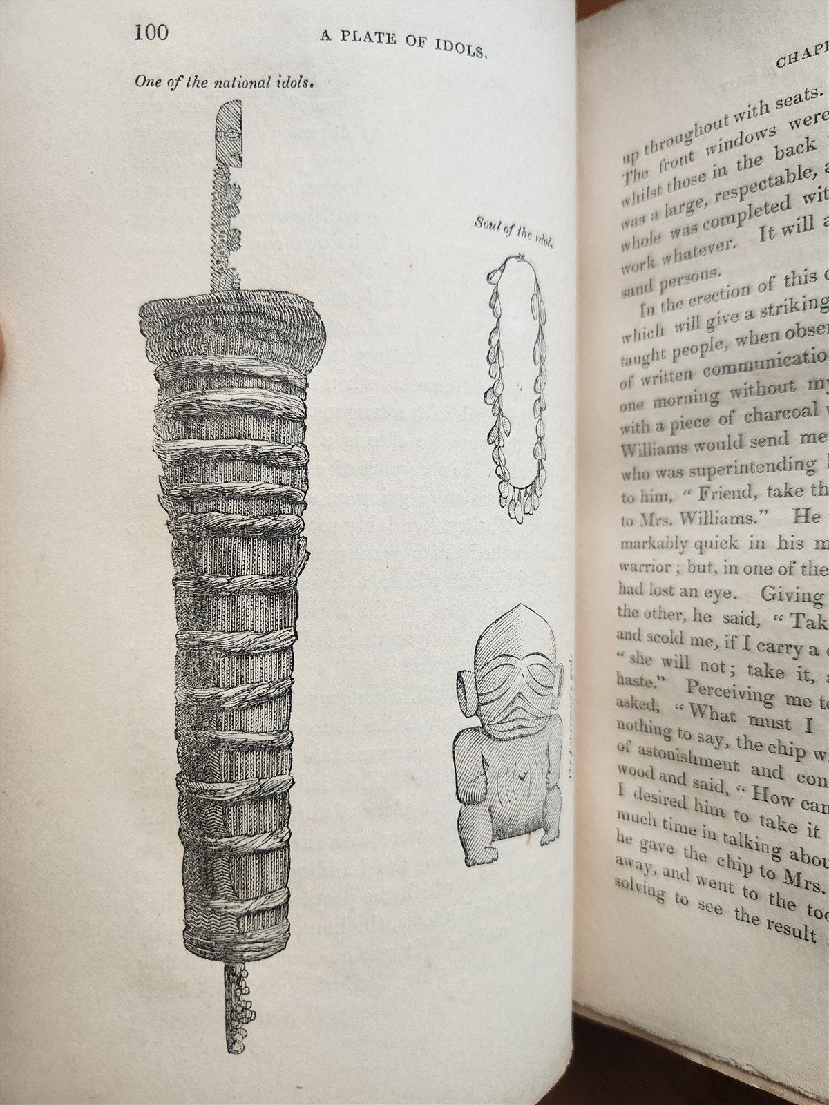 1838 NARRATIVE of MISSIONARY ENTERPRISES in SOUTH SEA ISLAND antique ILLUSTRATED