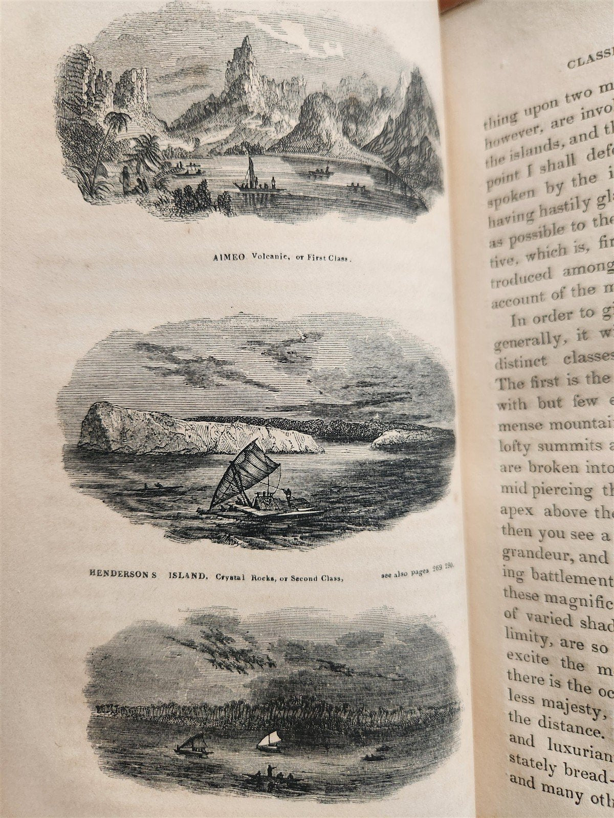 1838 NARRATIVE of MISSIONARY ENTERPRISES in SOUTH SEA ISLAND antique ILLUSTRATED