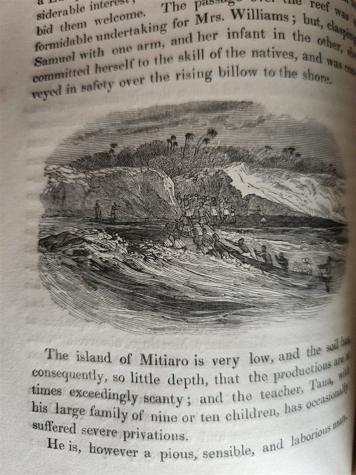 1838 NARRATIVE of MISSIONARY ENTERPRISES in SOUTH SEA ISLAND antique ILLUSTRATED