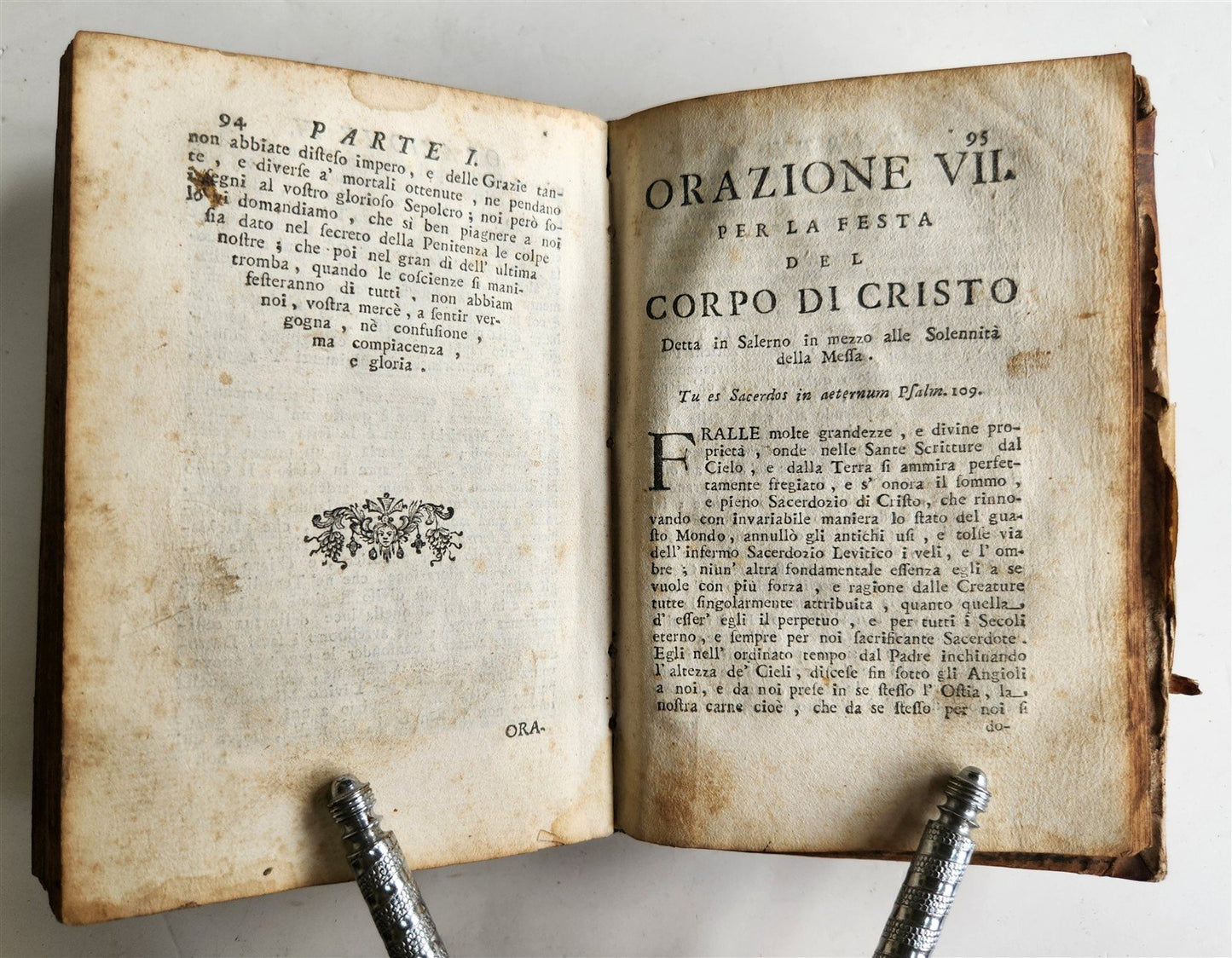1741 POETRY by Gerardo de Angelis antique in ITALIAN vellum binding