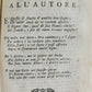 1741 POETRY by Gerardo de Angelis antique in ITALIAN vellum binding