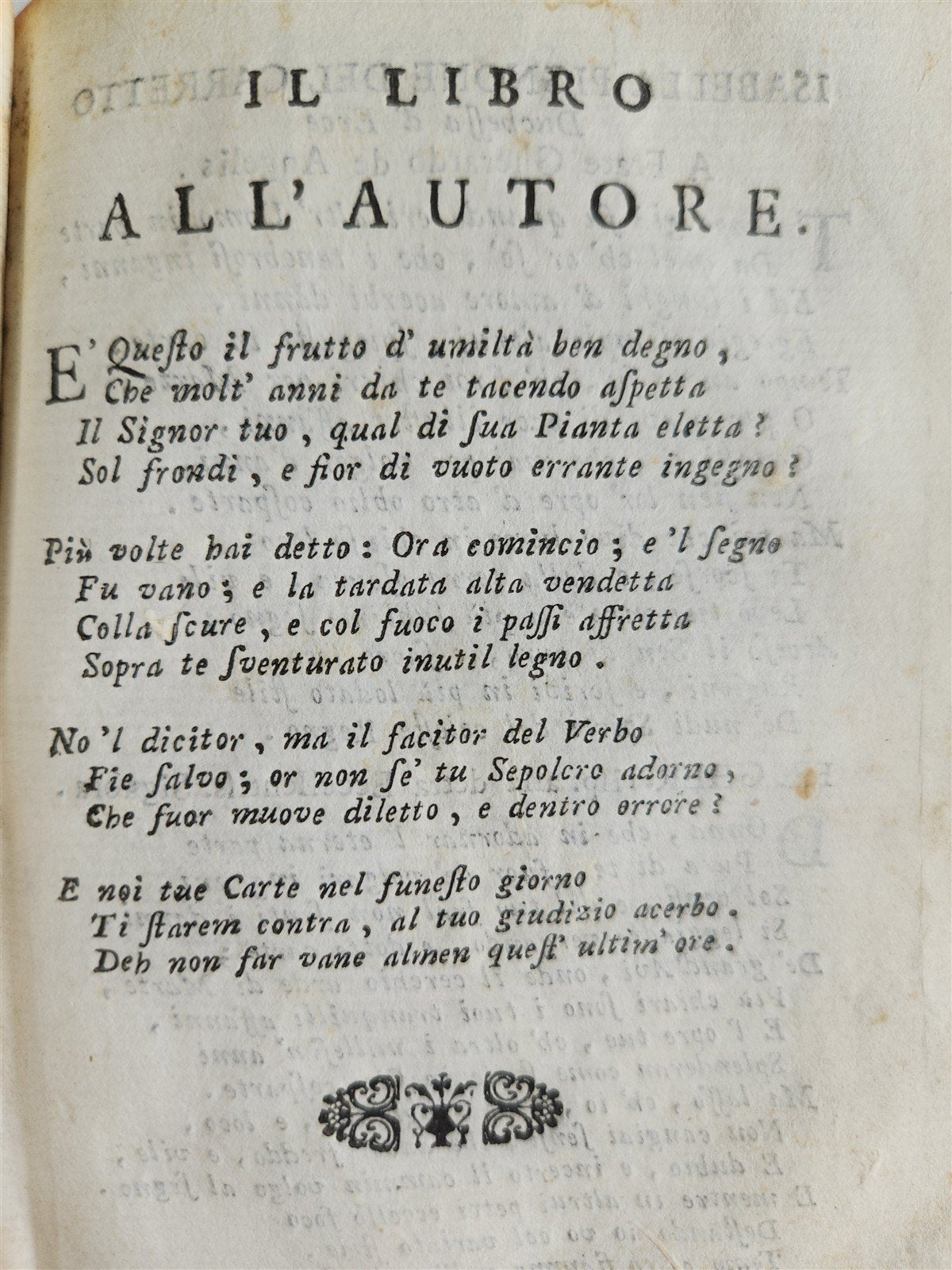 1741 POETRY by Gerardo de Angelis antique in ITALIAN vellum binding