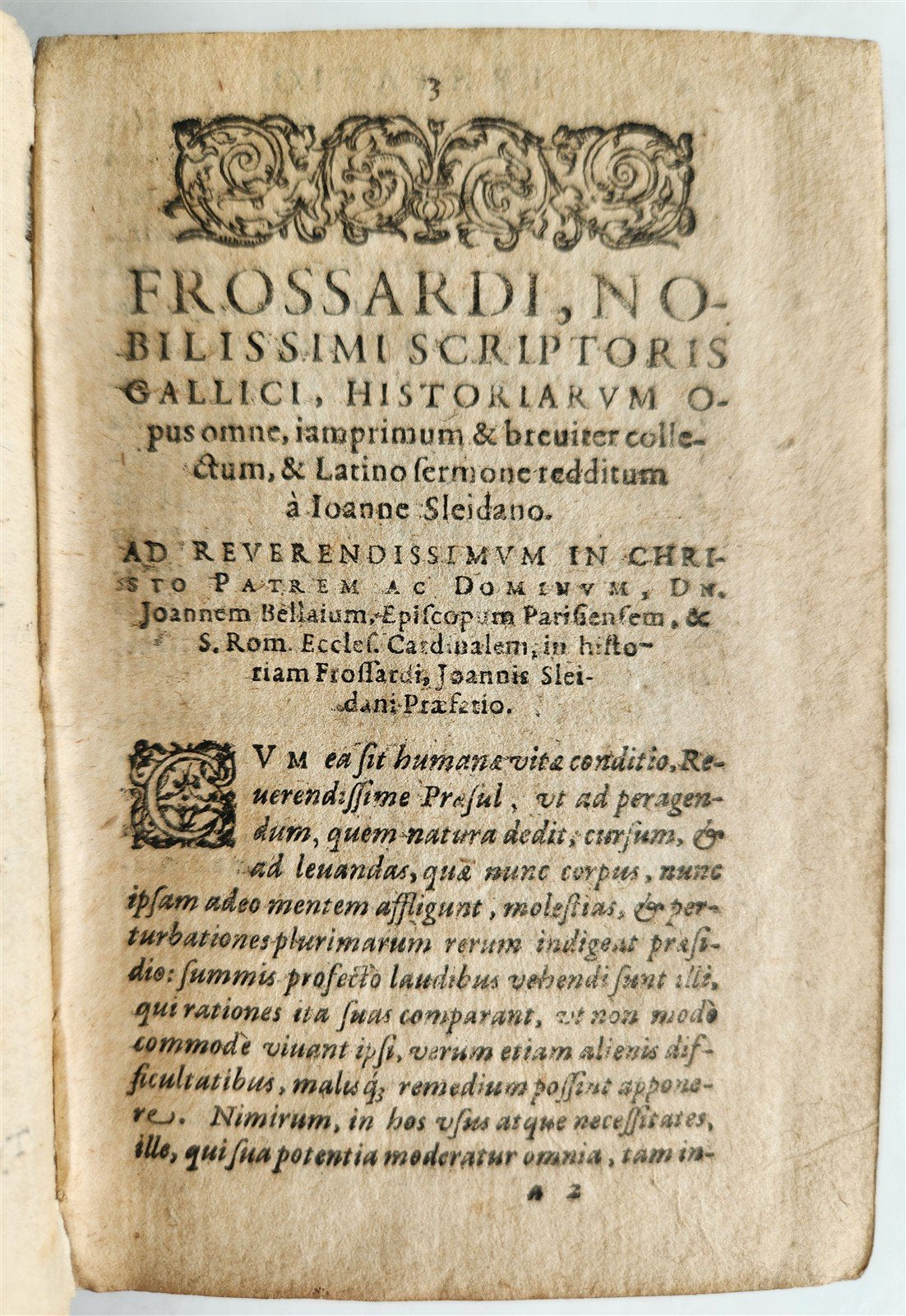 1606 HISTORY of FRANCE Jean Froissart & Phillippe de Commines antique vellum