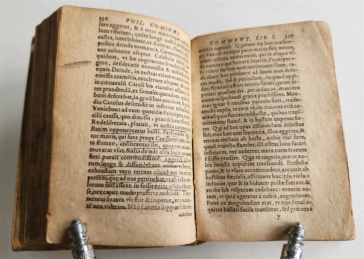 1606 HISTORY of FRANCE Jean Froissart & Phillippe de Commines antique vellum