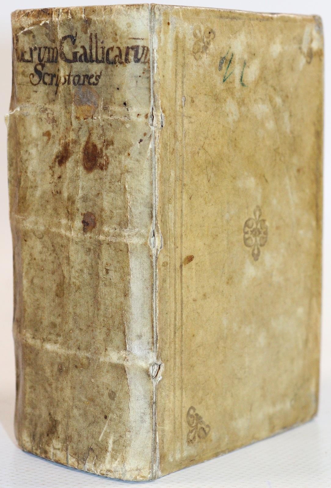 1606 HISTORY of FRANCE Jean Froissart & Phillippe de Commines antique vellum