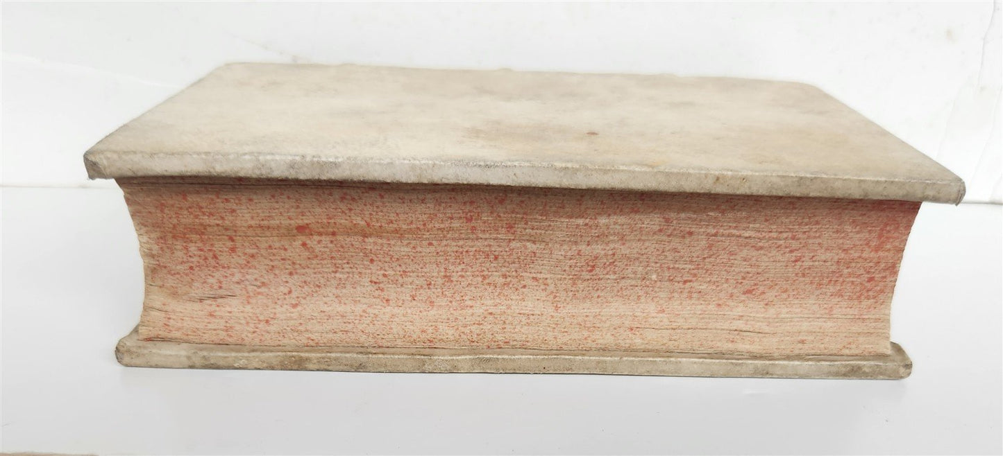 1665 Declamationes by QUINTILLIANUS antique vellum bound