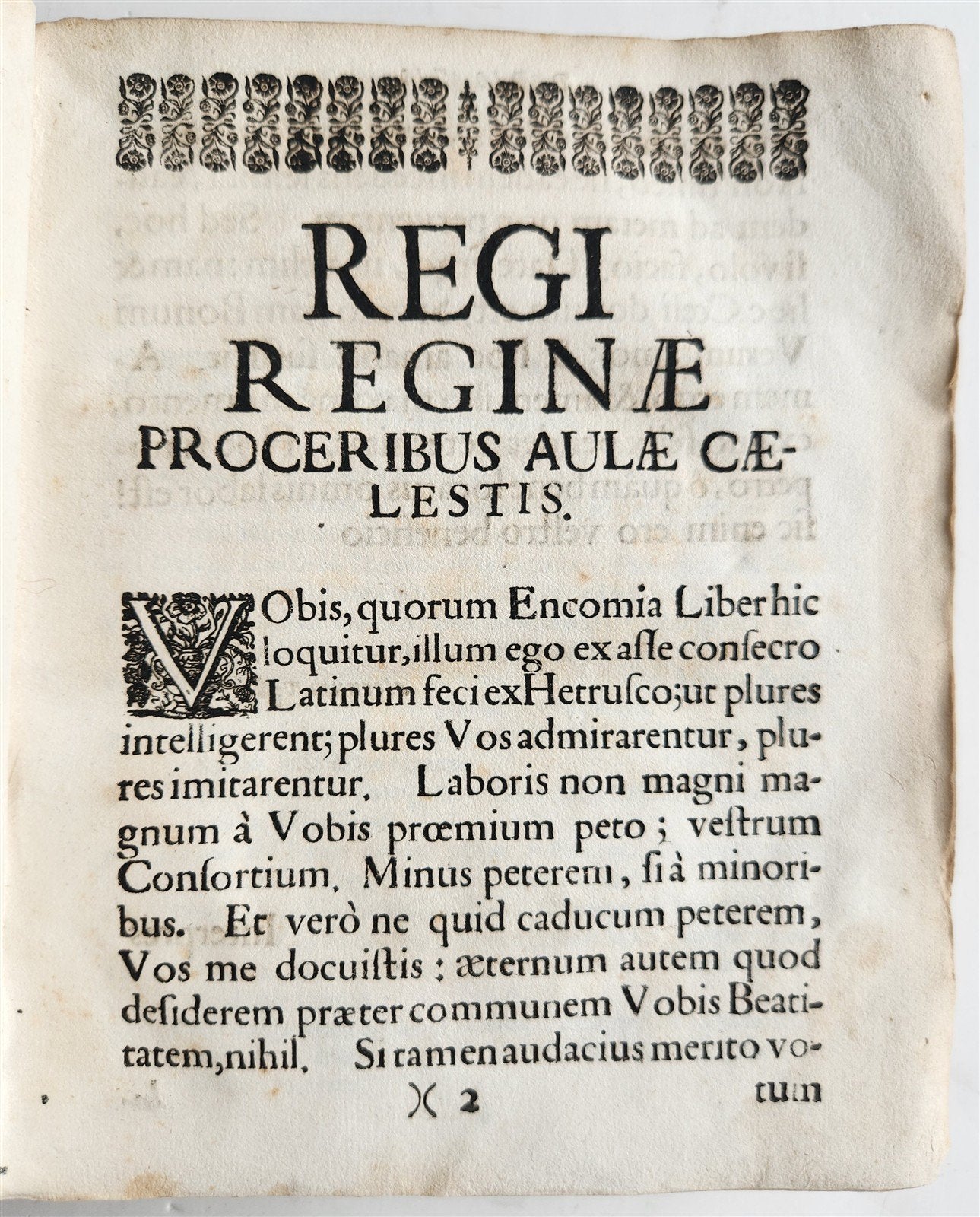 1725 PANEGIRICI SACRI by Paolo Segneri antique vellum bound