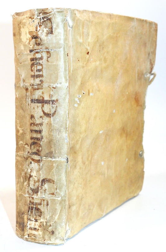 1725 PANEGIRICI SACRI by Paolo Segneri antique vellum bound