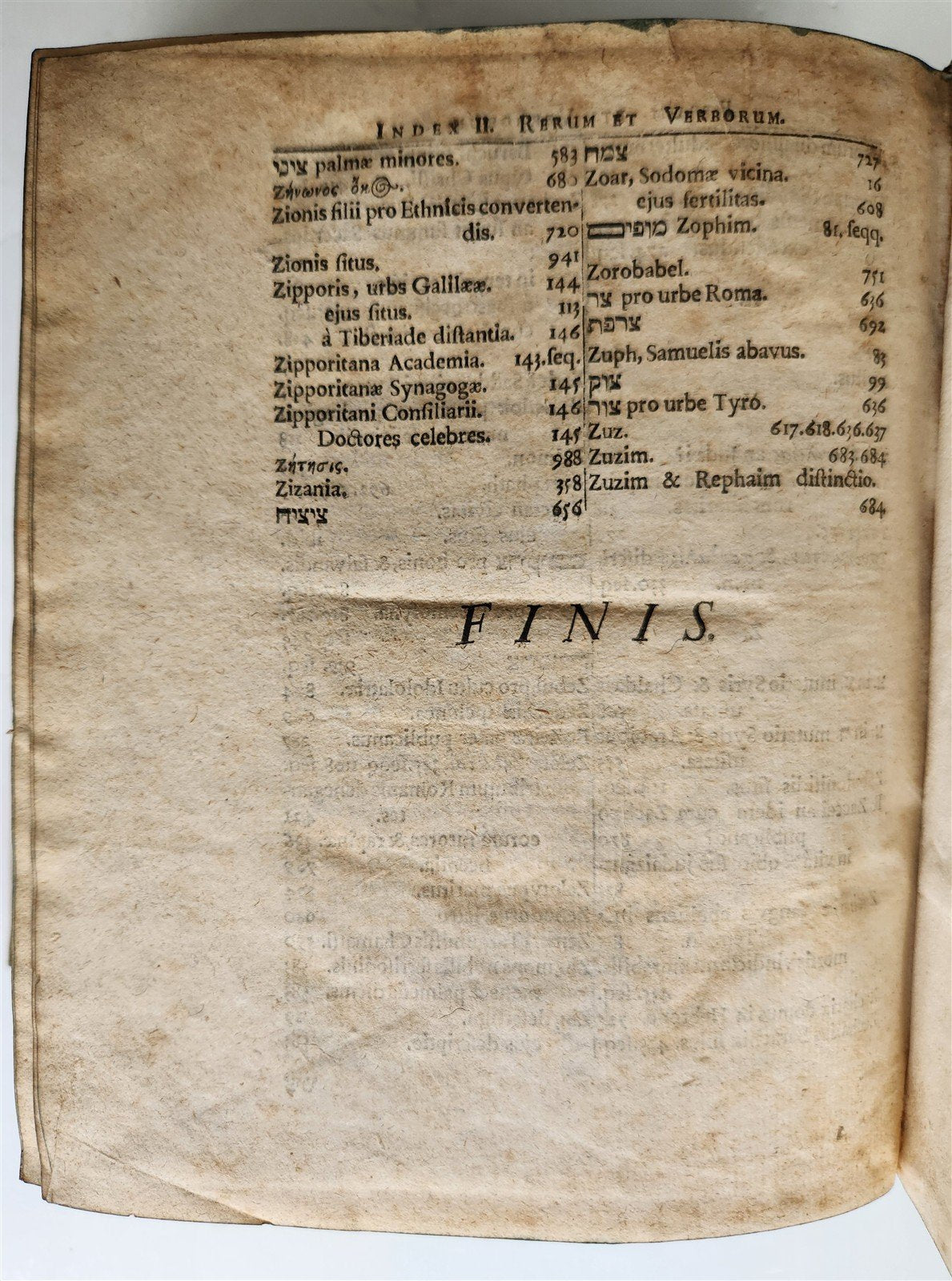 1684 Horae Hebraicae et Talmudicae in quatvor Evangelistas antique vellum bound
