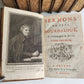 1712 SERMONS by Louis Bourdaloue 8 VOLUMES in FRENCH antique