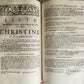 1751 MEMOIRS of CHRISTINE QUEEN of SWEDEN 2 VOLUMES in FRENCH antique