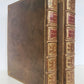 1751 MEMOIRS of CHRISTINE QUEEN of SWEDEN 2 VOLUMES in FRENCH antique