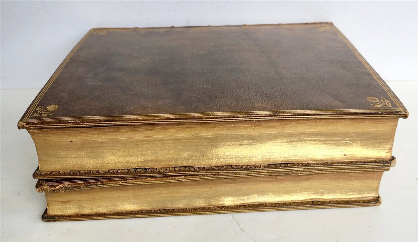 1751 MEMOIRS of CHRISTINE QUEEN of SWEDEN 2 VOLUMES in FRENCH antique