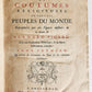 1723 HISTOIRE des CEREMONIES et COUTUMES de PEUPLES DU MONDE vol I antique FOLIO