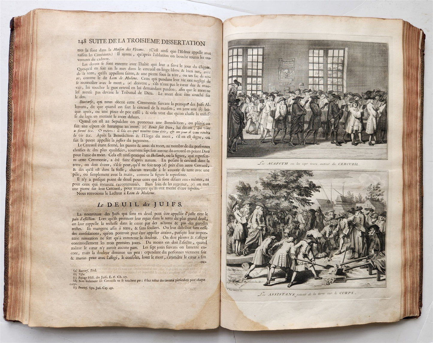1723 HISTOIRE des CEREMONIES et COUTUMES de PEUPLES DU MONDE vol I antique FOLIO