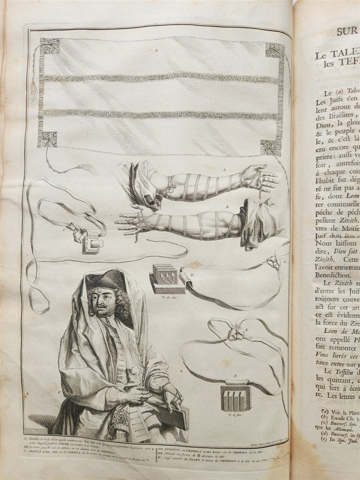 1723 HISTOIRE des CEREMONIES et COUTUMES de PEUPLES DU MONDE vol I antique FOLIO
