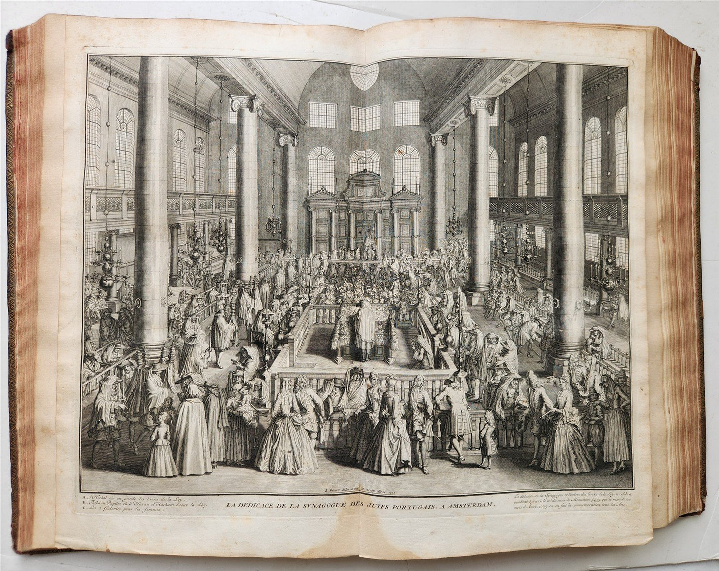 1723 HISTOIRE des CEREMONIES et COUTUMES de PEUPLES DU MONDE vol I antique FOLIO